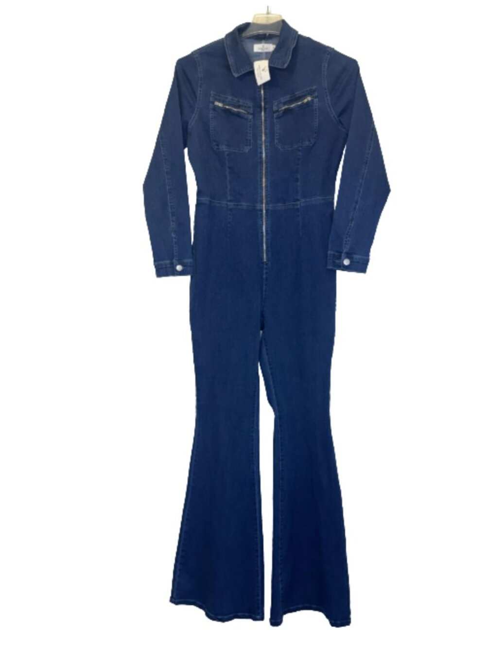 Women Dark Denin Jumpsuit Size L